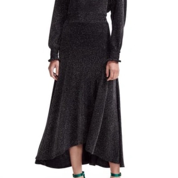 MAJE Rio Metallic Knit Midi Dress– Size 1 (Small) - Picture 10 of 11